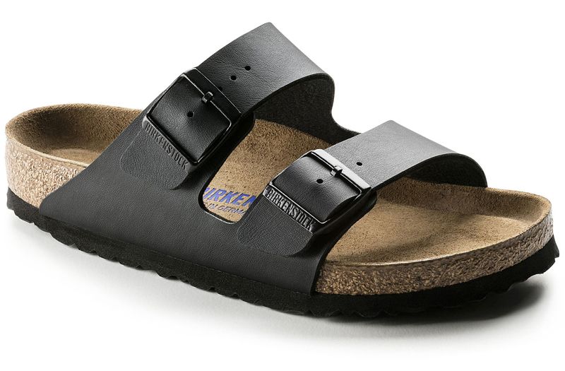 birkenstock women's arizona birko flor sandals dark brown