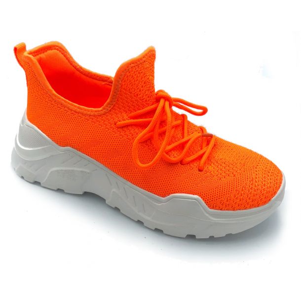 sneakers neon orange