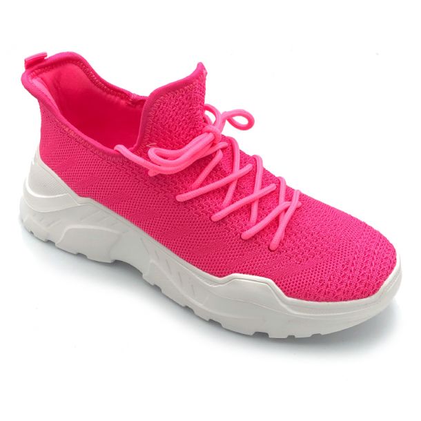 neon pink trainers ladies